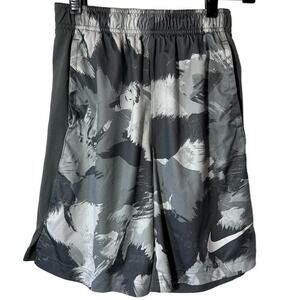 NIKE Boys Youth Brief‎ Lined Camoflauge Running Shorts Standard Fit Sz M